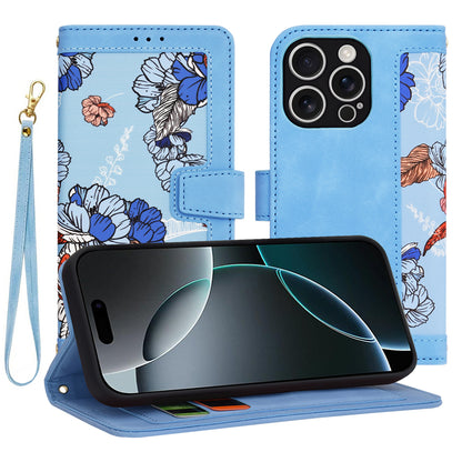 Custodia per Apple iPhone 16 Pro, Techsuit, FlipCraft, Blu