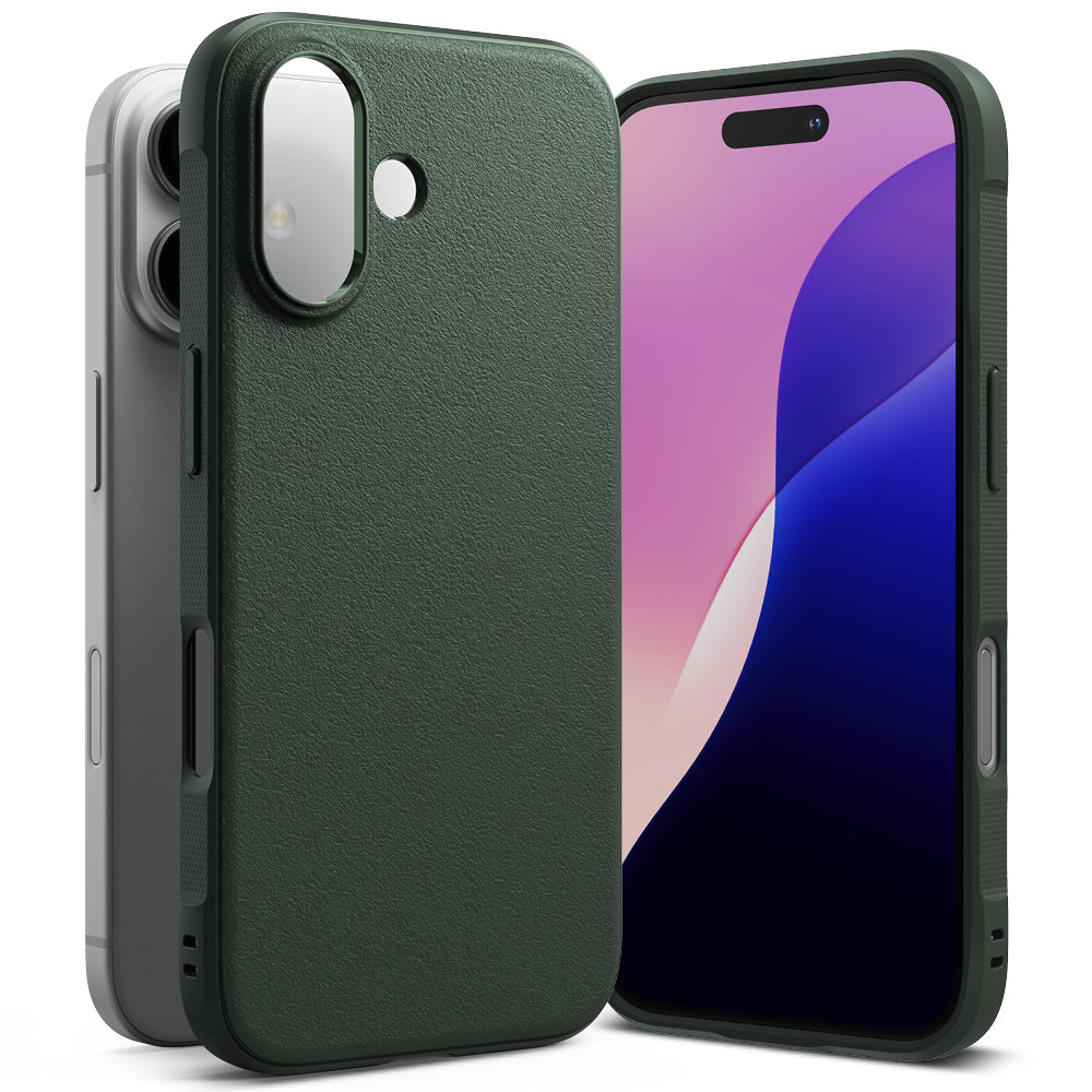 Custodia per Apple iPhone 16, Ringke, Onyx, Verde Scuro