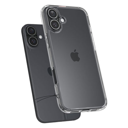 Custodia per Apple iPhone 16, Spigen, Ultra Hybrid, Trasparente