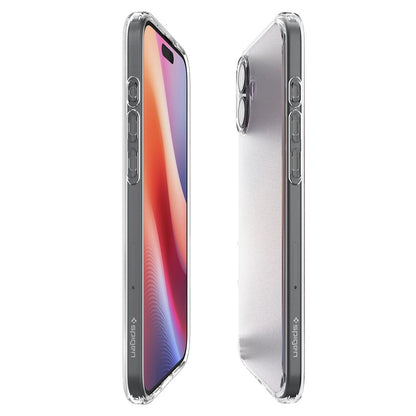 Custodia per Apple iPhone 16, Spigen, Ultra Hybrid, Trasparente Satinata