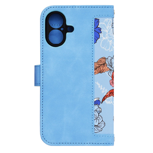 Custodia per Apple iPhone 16, Techsuit, FlipCraft, Blu