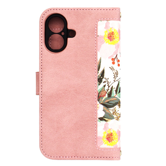 Custodia per Apple iPhone 16, Techsuit, FlipCraft, Rosa