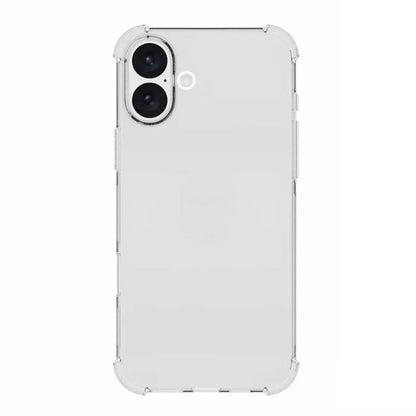 Custodia per Apple iPhone 16, Techsuit, Shockproof Clear (Foro Grande per Obiettivo), Trasparente
