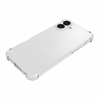 Custodia per Apple iPhone 16, Techsuit, Shockproof Clear (Foro Grande per Obiettivo), Trasparente