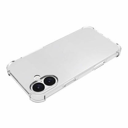 Custodia per Apple iPhone 16, Techsuit, Shockproof Clear (Foro Grande per Obiettivo), Trasparente