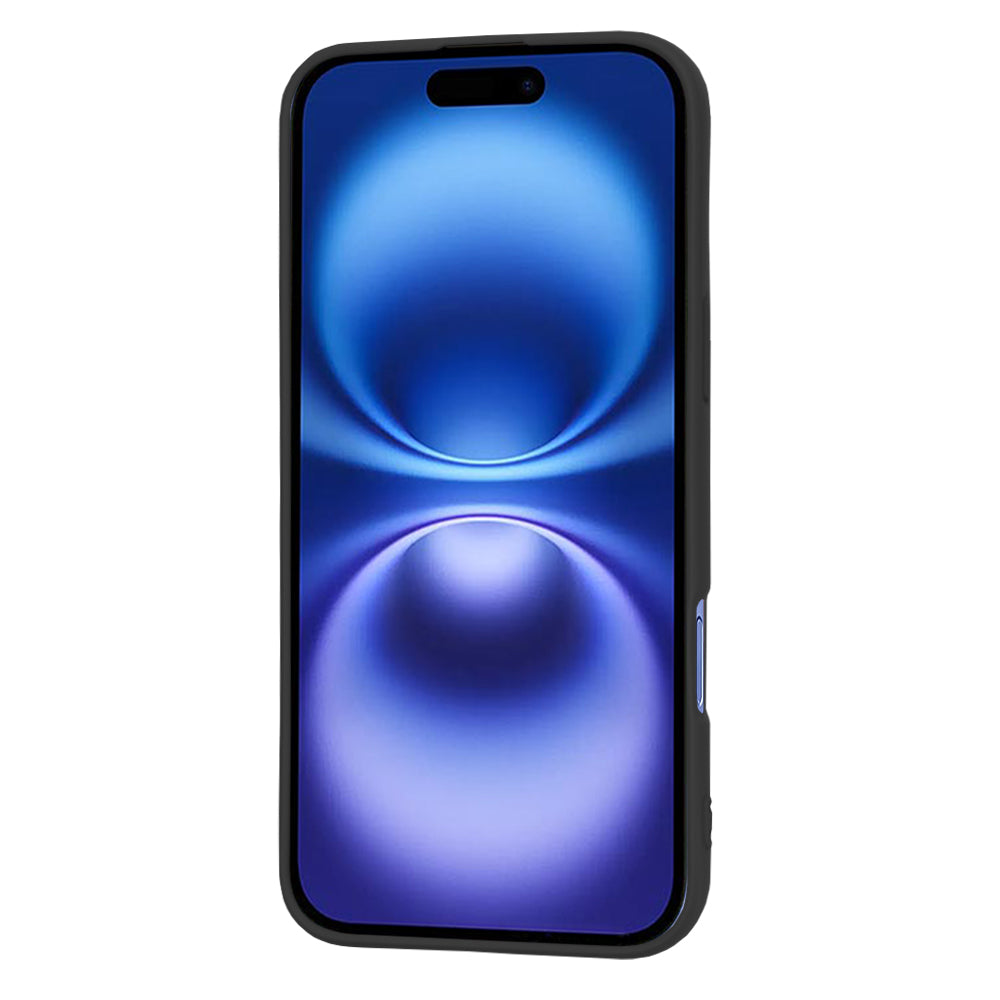 Custodia per Apple iPhone 16, Techsuit, SoftFlex, Nera