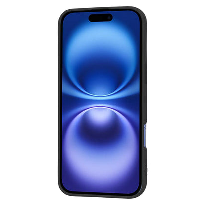 Custodia per Apple iPhone 16, Techsuit, SoftFlex, Nera