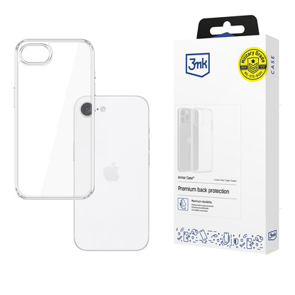 Custodia per Apple iPhone 17e / 16e, 3MK, Armor, Trasparente