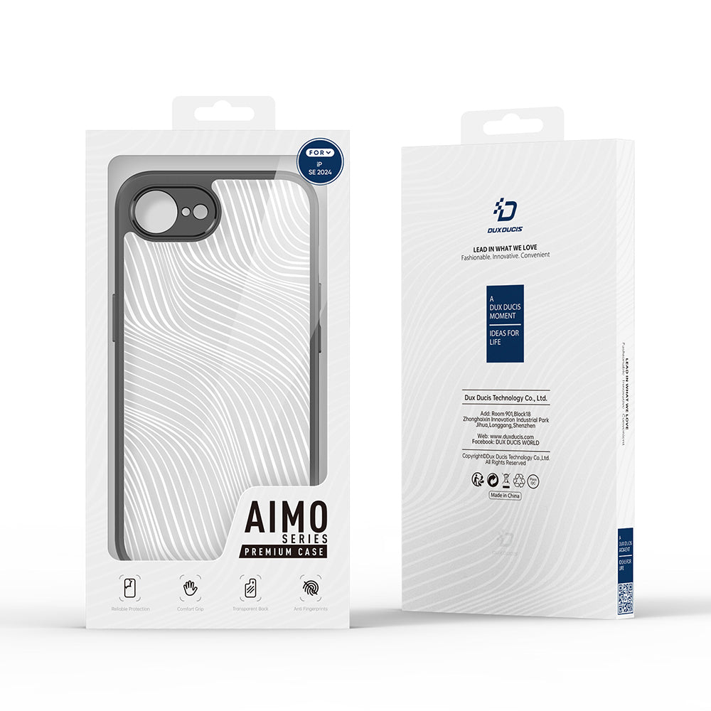 Custodia per Apple iPhone 16e, DUX DUCIS, Aimo, Nera