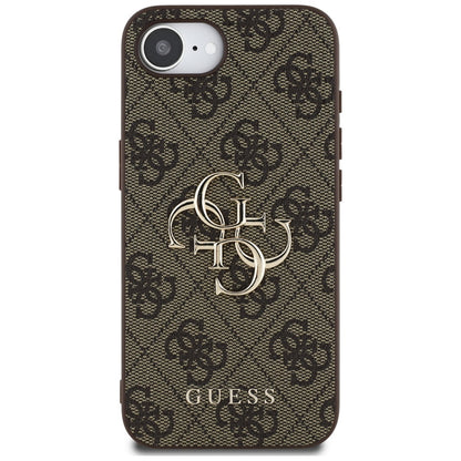Custodia per Apple iPhone 16e, Guess, 4G Big Logo, Nera