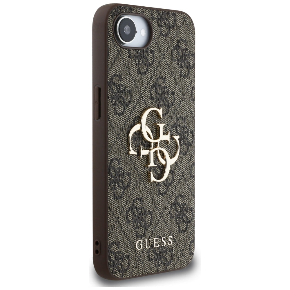 Custodia per Apple iPhone 16e, Guess, 4G Big Logo, Nera