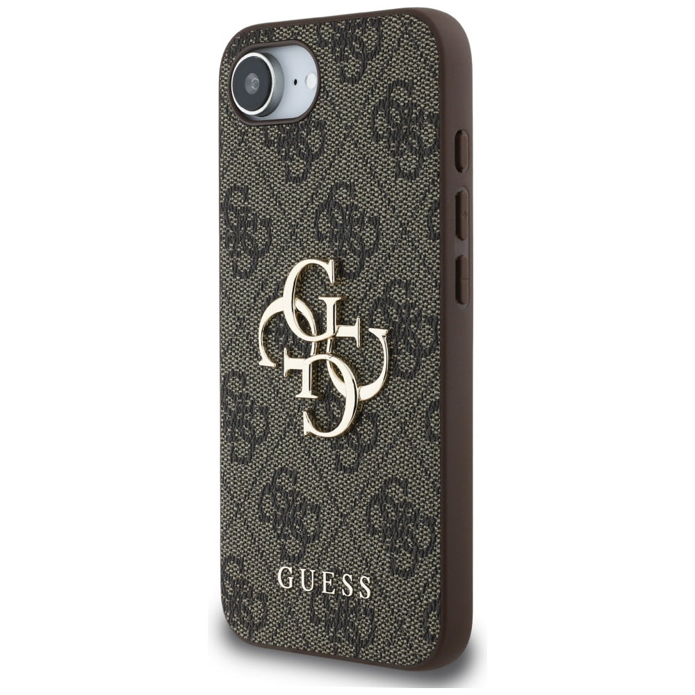 Custodia per Apple iPhone 16e, Guess, 4G Big Logo, Nera