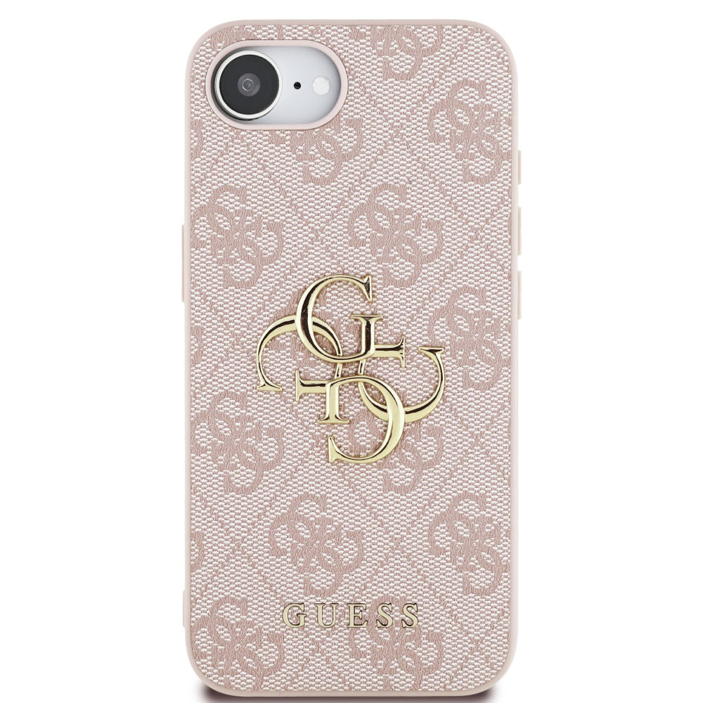 Custodia per Apple iPhone 16e, Guess, 4G Big Logo, Rosa