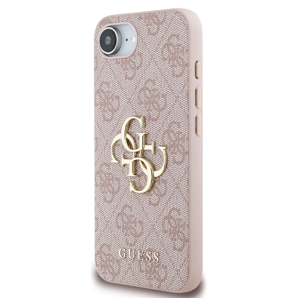 Custodia per Apple iPhone 16e, Guess, 4G Big Logo, Rosa