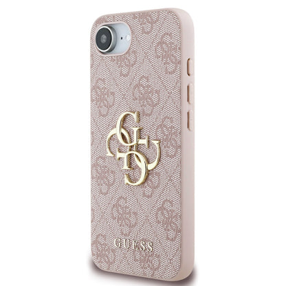 Custodia per Apple iPhone 16e, Guess, 4G Big Logo, Rosa