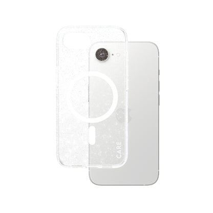 Case for Apple iPhone 16e, PanzerGlass, Urban Combat Star Lit Care, White Transparent