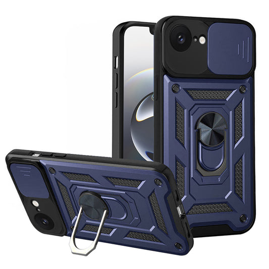 Custodia per Apple iPhone 17e / 16e, Techsuit, CamShield, Blu
