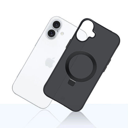 Custodia per Apple iPhone 17, 3MK, Smoke MagStand, Nera