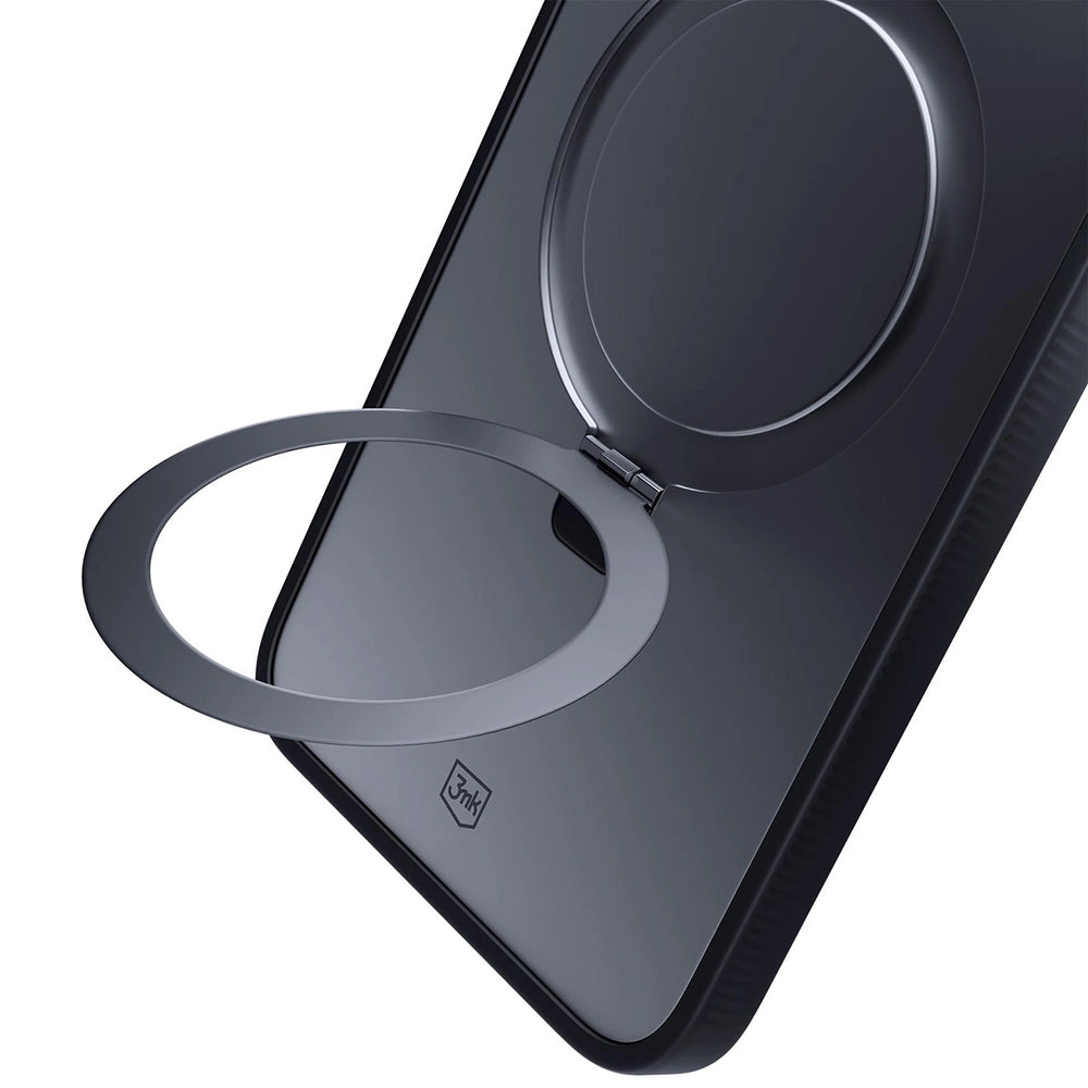 Custodia per Apple iPhone 17, 3MK, Smoke MagStand, Nera
