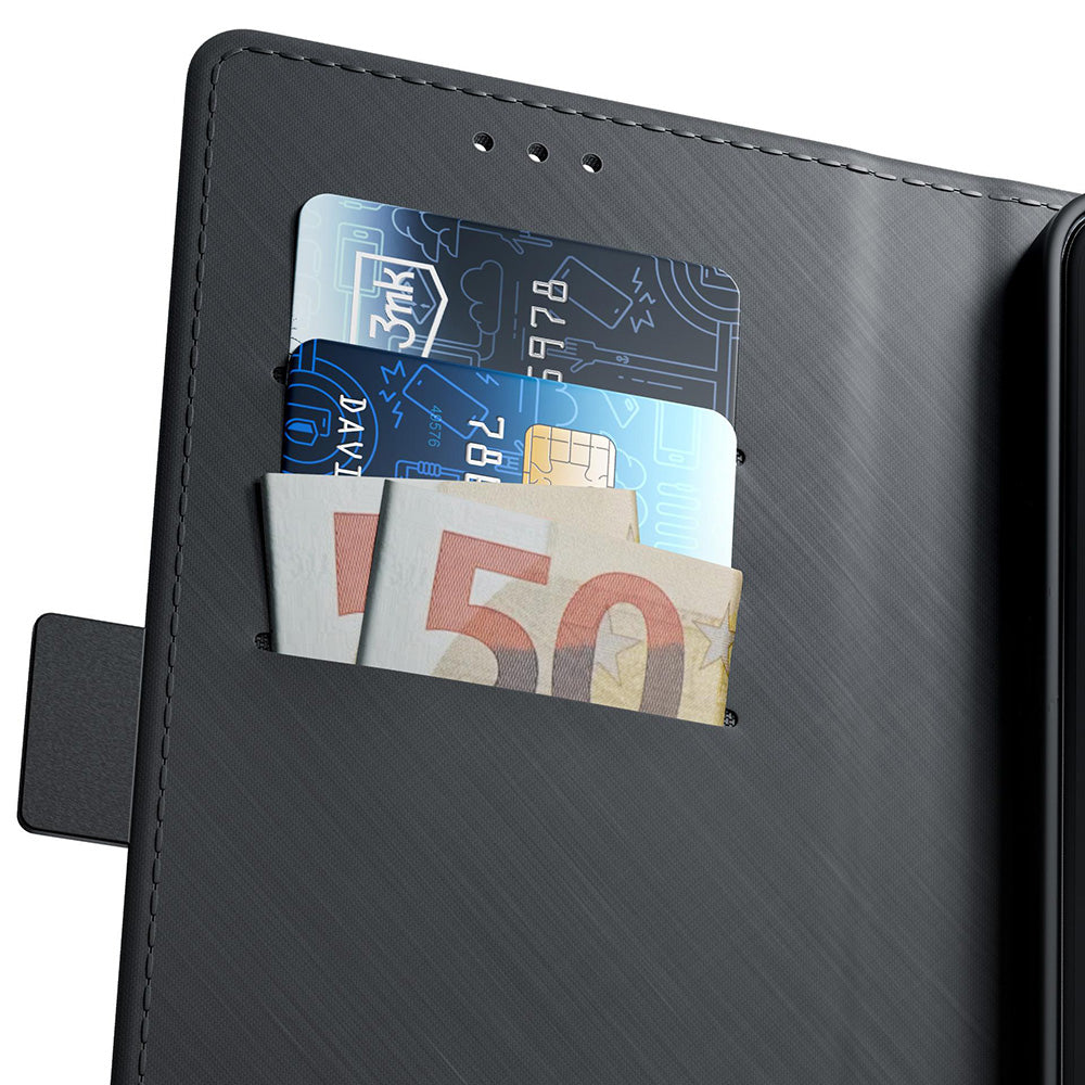 Custodia per Apple iPhone 17, 3MK, Wallet, Nera