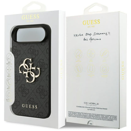 Custodia per Apple iPhone 17 Air, Guess, 4G Big Logo, Nera