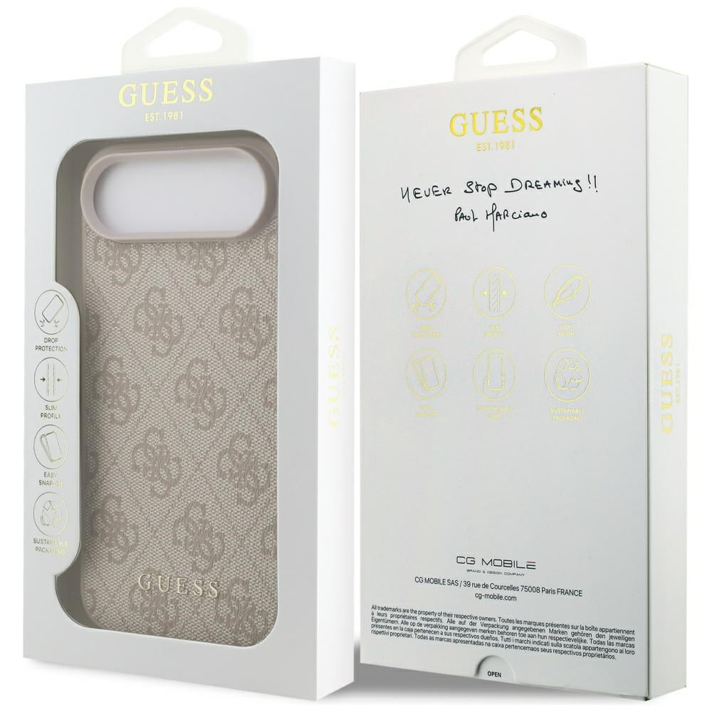 Custodia per Apple iPhone 17 Air, Guess, 4G Classic, Rosa