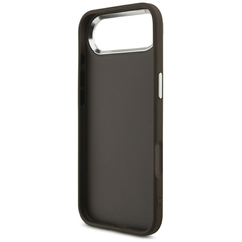 Custodia per Apple iPhone 17 Air, Guess, Big 4G Logo Classic, Marrone Argentato