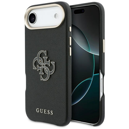 Custodia per Apple iPhone 17 Air, Guess, Resin Logo, Nera