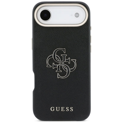 Custodia per Apple iPhone 17 Air, Guess, Resin Logo, Nera