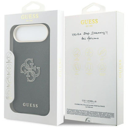 Custodia per Apple iPhone 17 Air, Guess, Resin Logo, Nera