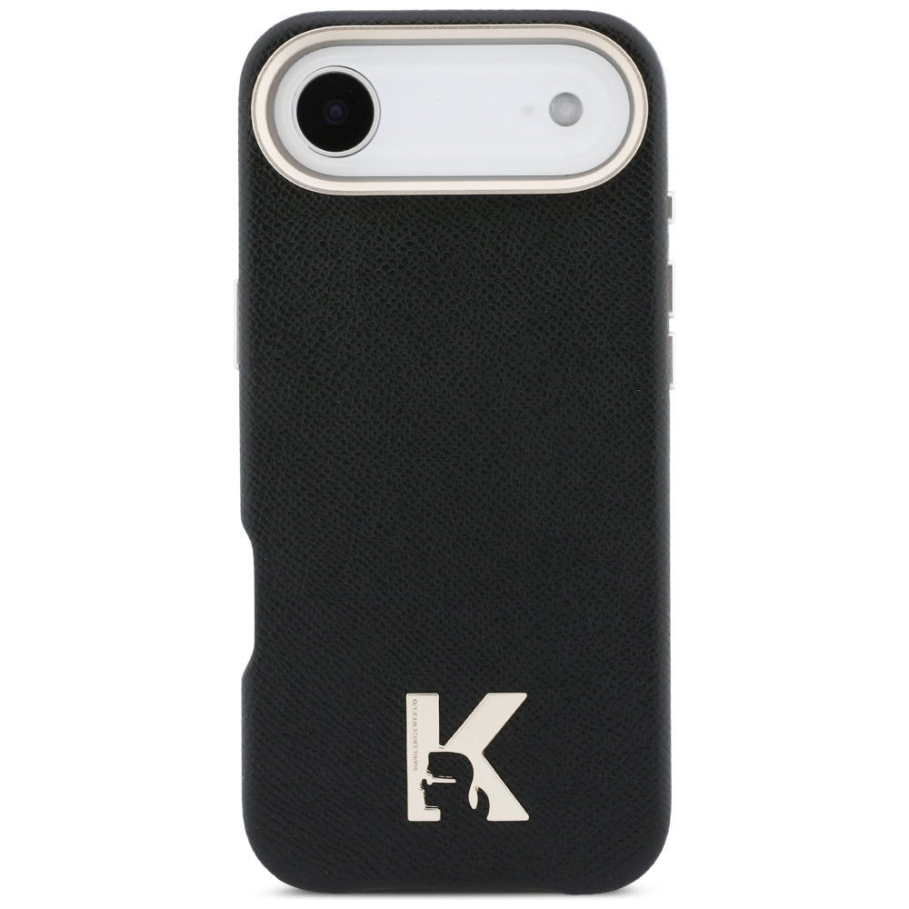 Custodia per Apple iPhone 17 Air, Karl Lagerfeld, Karl Head Logo, Nera