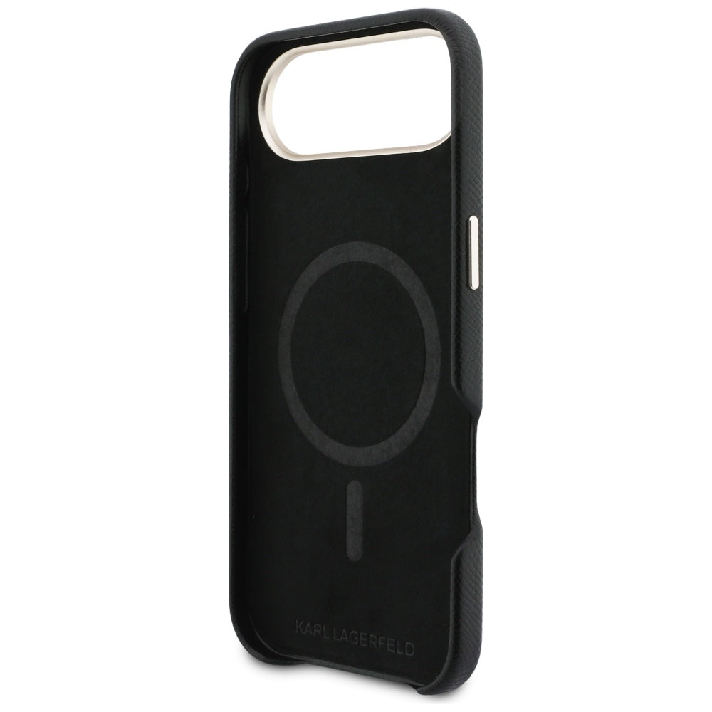 Custodia per Apple iPhone 17 Air, Karl Lagerfeld, Karl Head Logo, Nera