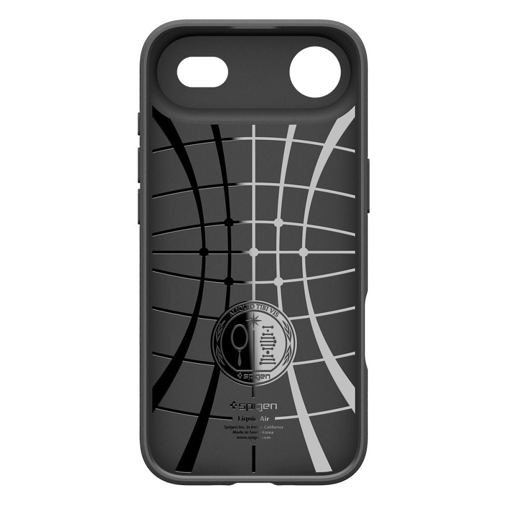 Custodia per Apple iPhone 17 Air, Spigen, Liquid Air, Nera Opaca