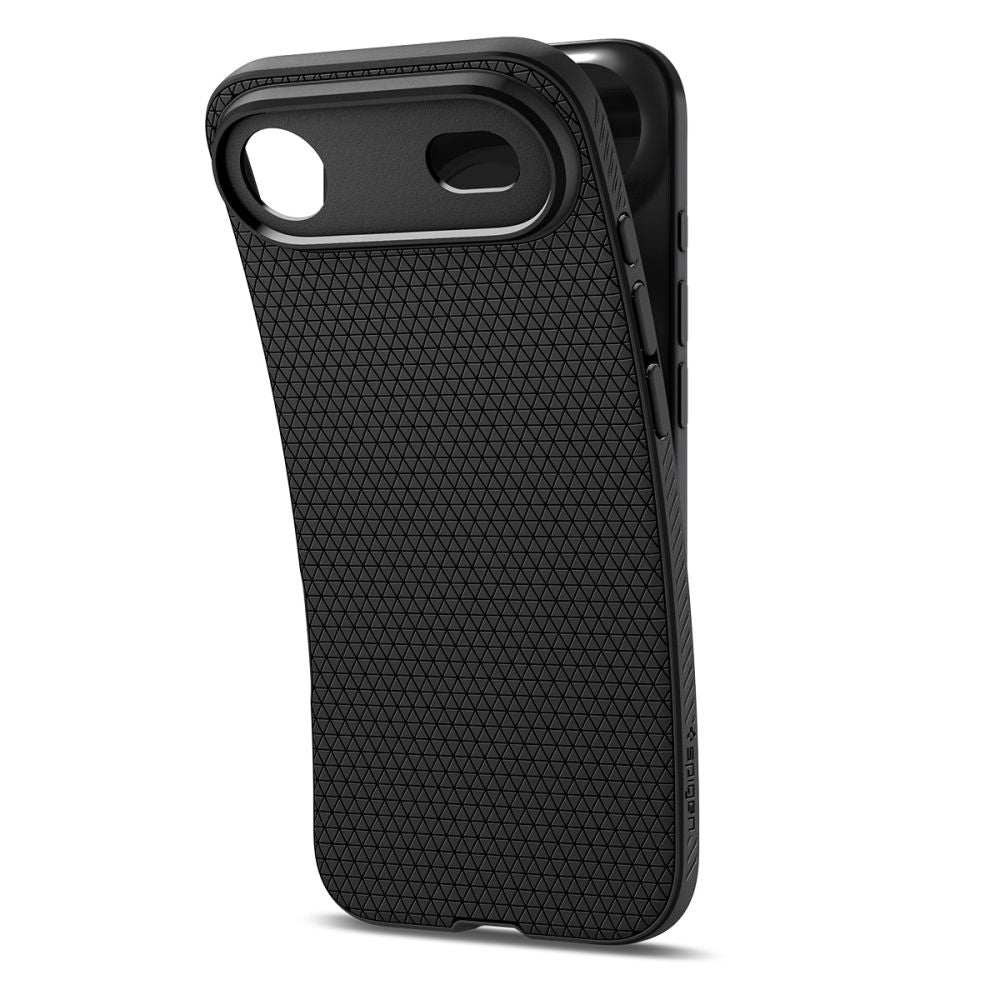 Custodia per Apple iPhone 17 Air, Spigen, Liquid Air, Nera Opaca