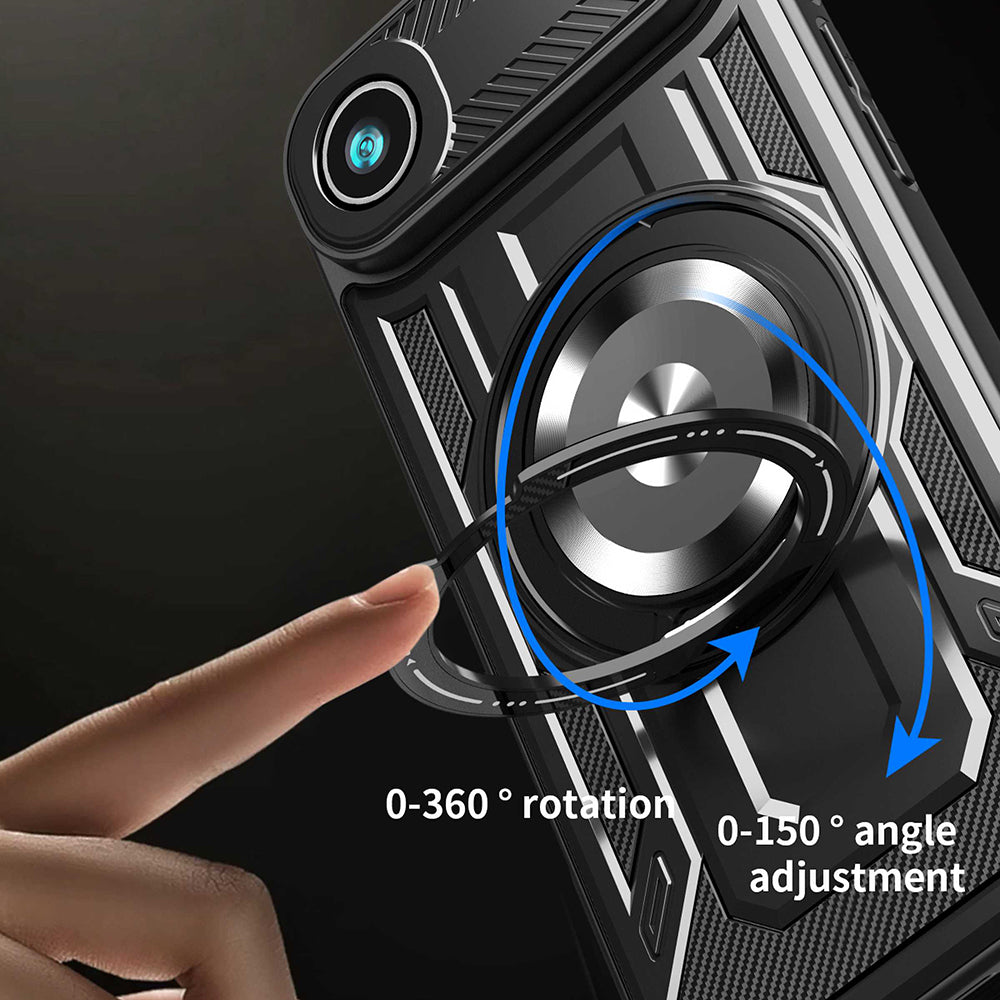 Custodia per Apple iPhone 17 Air, Techsuit, RuggedCam, Viola