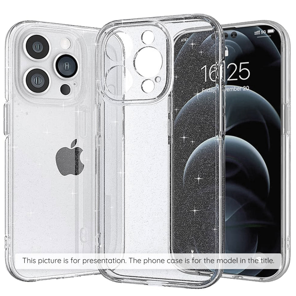 Custodia per Apple iPhone 17 Air, Techsuit, SparkleSkin, Trasparente