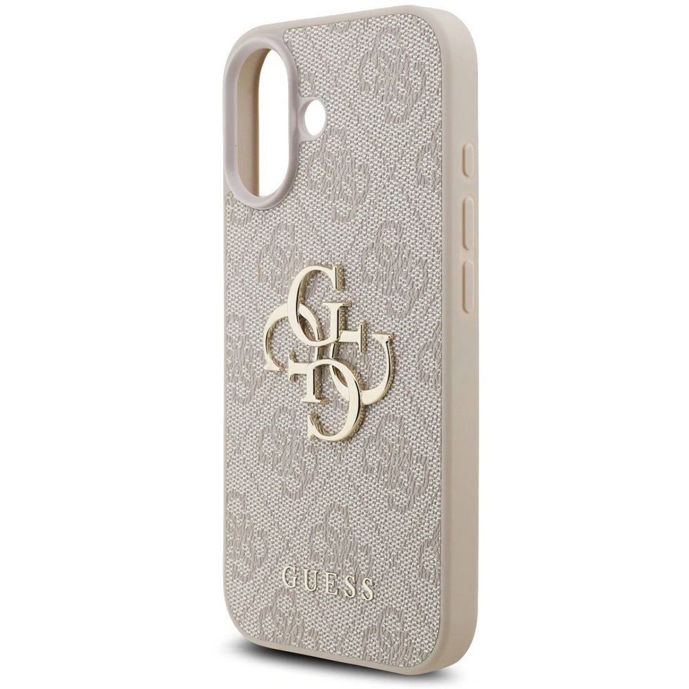 Custodia per Apple iPhone 17, Guess, 4G Classic Logo con Cinturino, Rosa