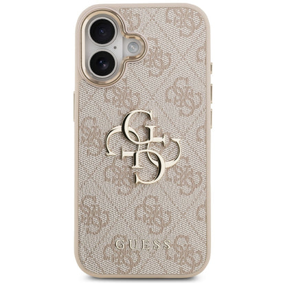 Custodia per Apple iPhone 17, Guess, Big 4G Logo Classic, Rosa Dorato