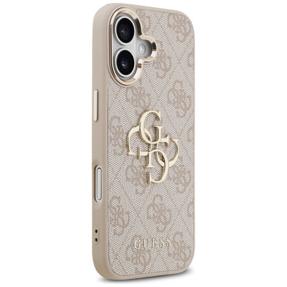 Custodia per Apple iPhone 17, Guess, Big 4G Logo Classic, Rosa Dorato