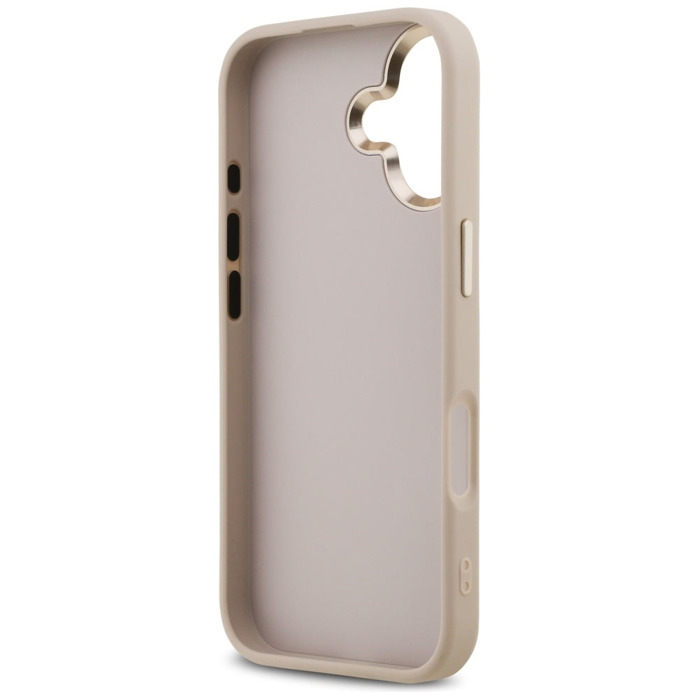 Custodia per Apple iPhone 17, Guess, Big 4G Logo Classic, Rosa Dorato