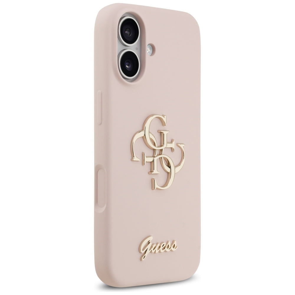 Custodia per Apple iPhone 17, Guess, Big 4G Script, Rosa Chiaro