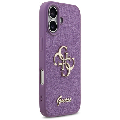 Custodia per Apple iPhone 17, Guess, Fixed Glitter Big 4G, Viola