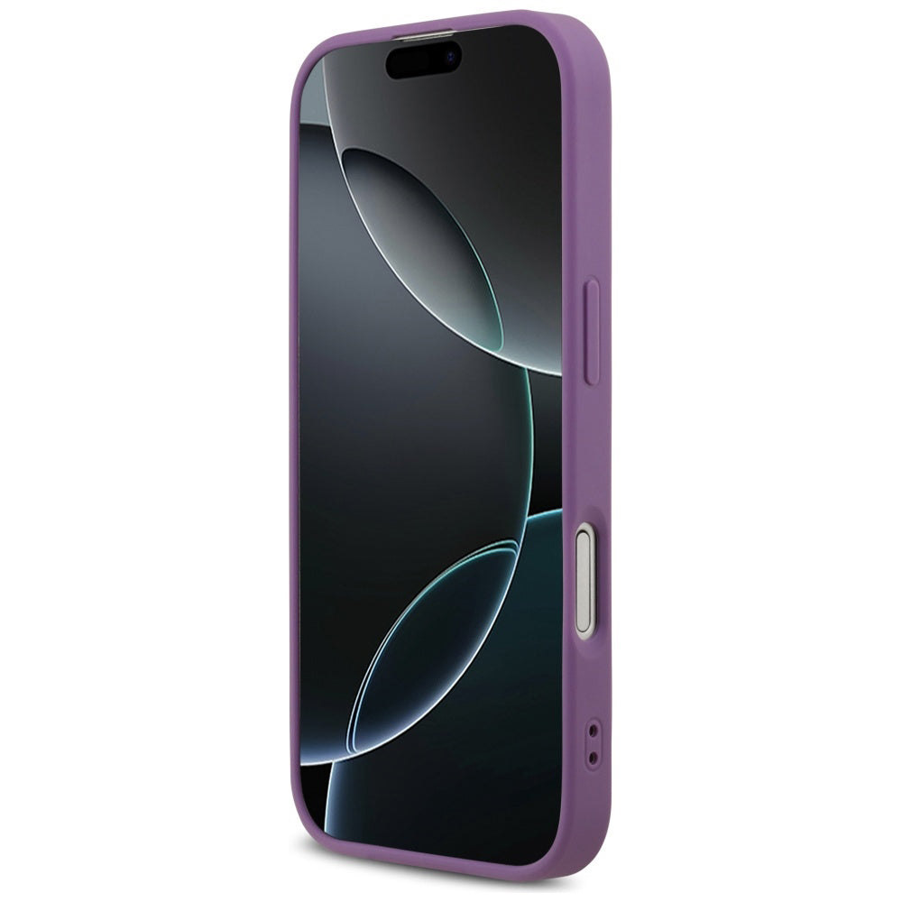 Custodia per Apple iPhone 17, Guess, Fixed Glitter Big 4G, Viola