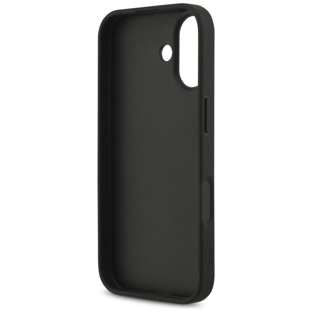 Custodia per Apple iPhone 17, Guess, Fixed Glitter Big 4G, Nera