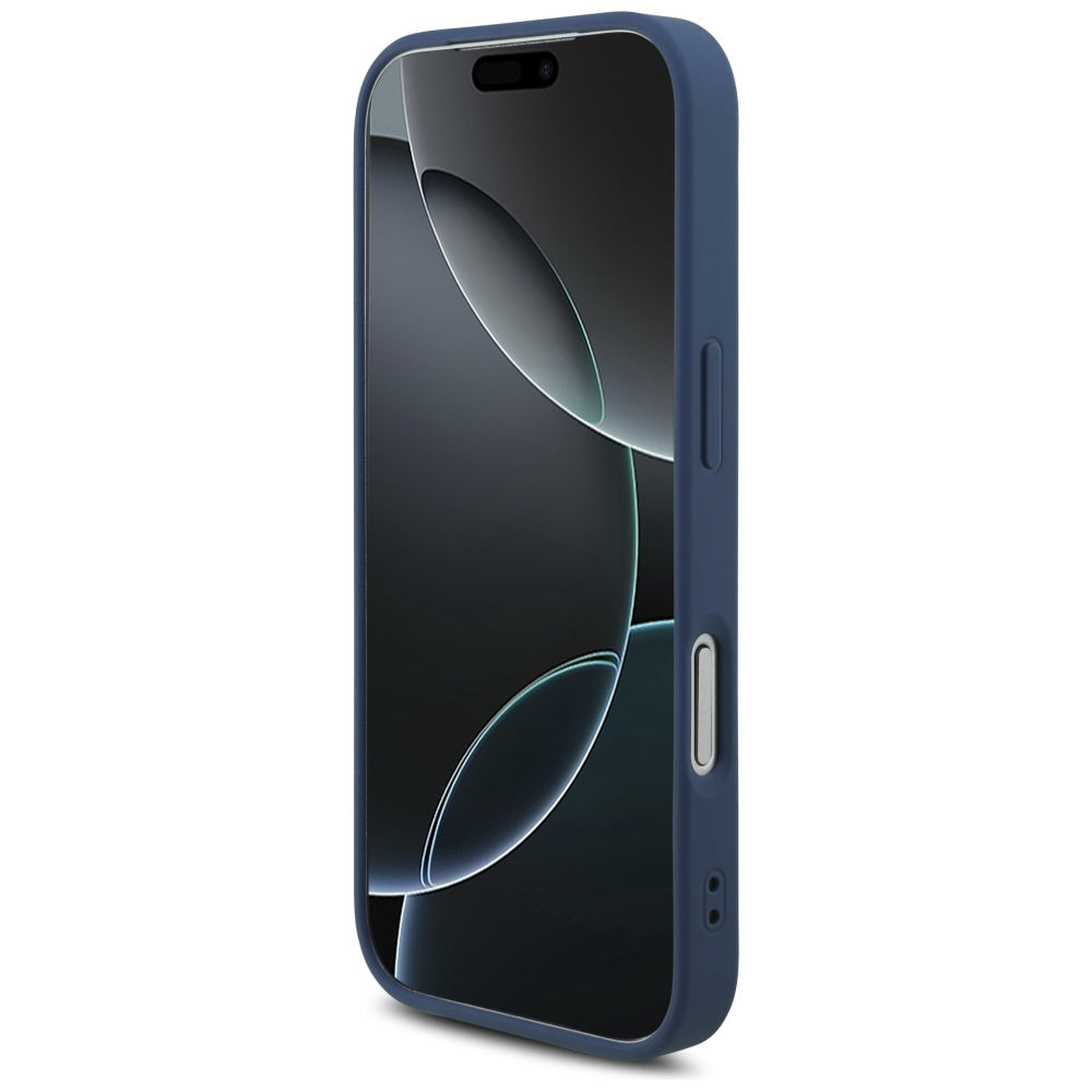 Custodia per Apple iPhone 17 Pro, Guess, 4G Big Logo, Blu