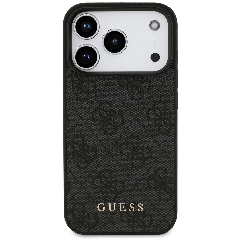 Custodia per Apple iPhone 17 Pro, Guess, 4G Classic, Nera