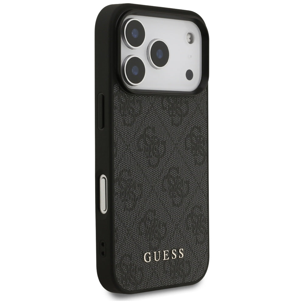 Custodia per Apple iPhone 17 Pro, Guess, 4G Classic, Nera