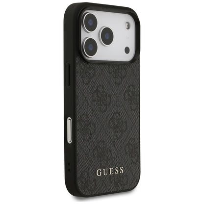 Custodia per Apple iPhone 17 Pro, Guess, 4G Classic, Nera
