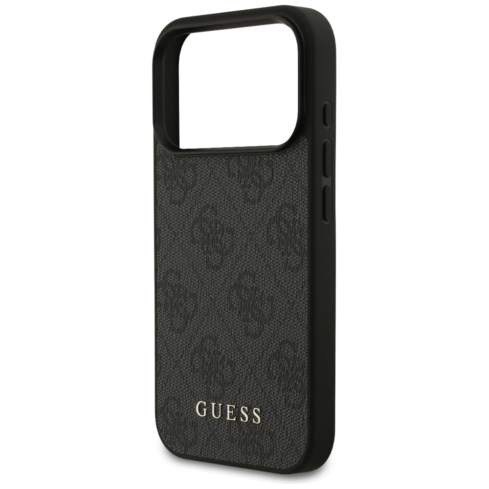 Custodia per Apple iPhone 17 Pro, Guess, 4G Classic, Nera