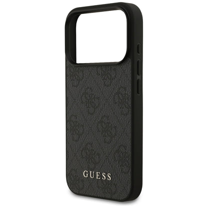 Custodia per Apple iPhone 17 Pro, Guess, 4G Classic, Nera